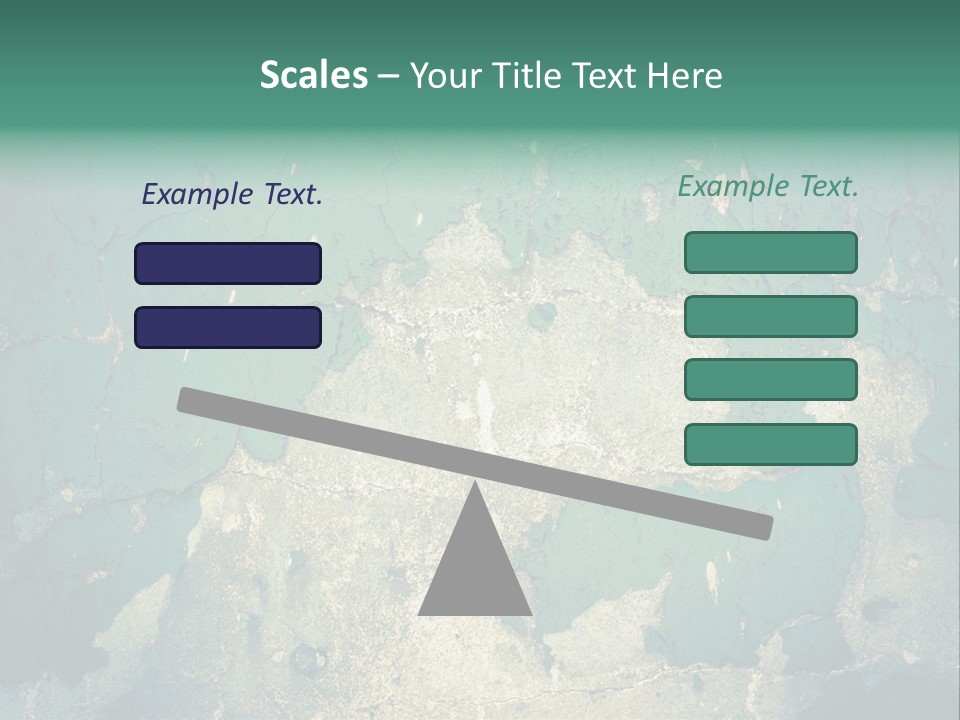 Crack Pattern Worn PowerPoint Template