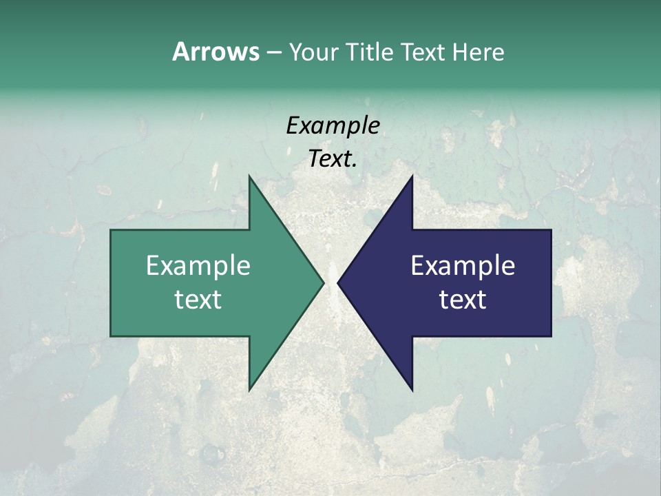 Crack Pattern Worn PowerPoint Template