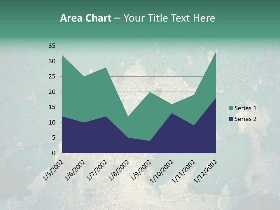 Crack Pattern Worn PowerPoint Template