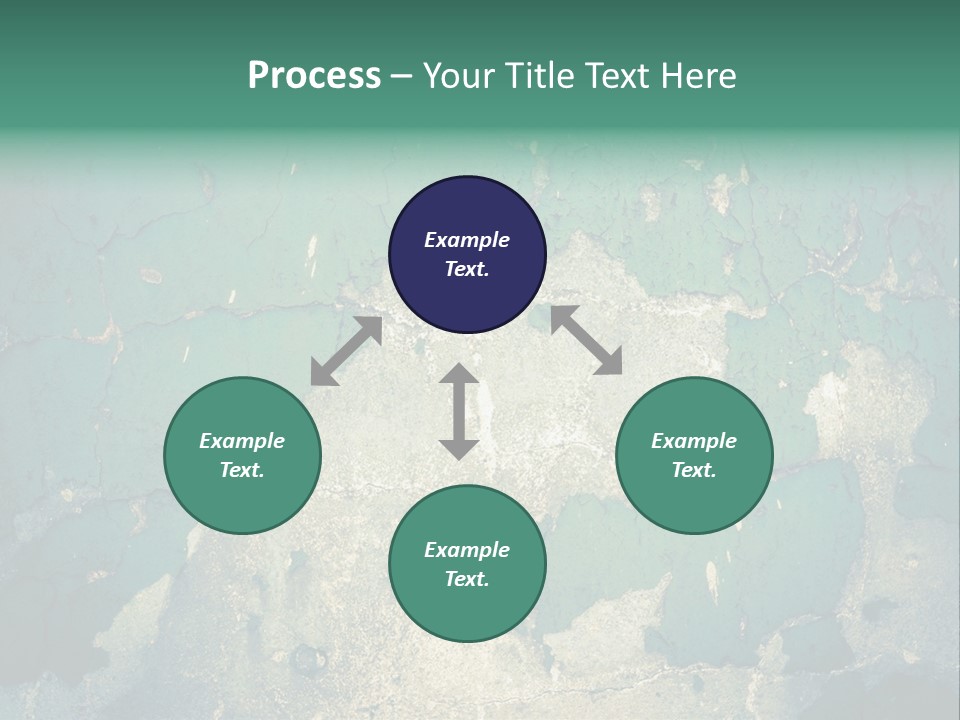 Crack Pattern Worn PowerPoint Template