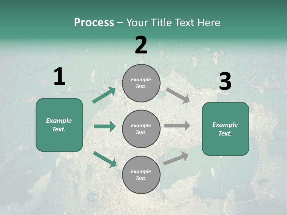 Crack Pattern Worn PowerPoint Template