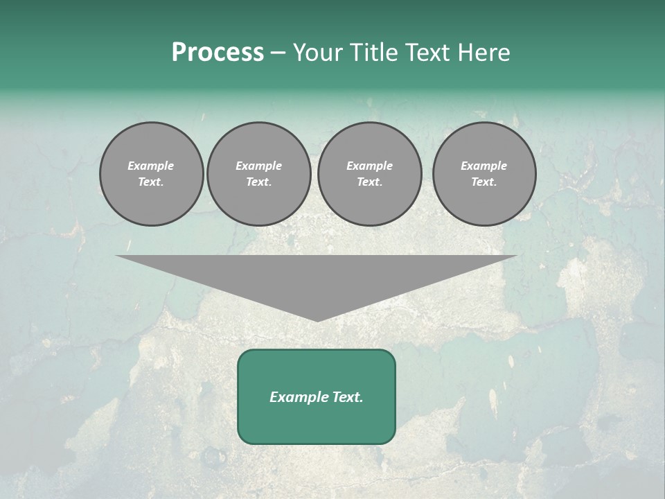 Crack Pattern Worn PowerPoint Template