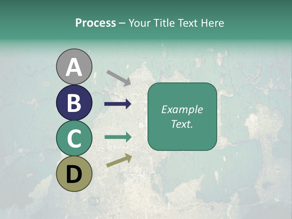 Crack Pattern Worn PowerPoint Template