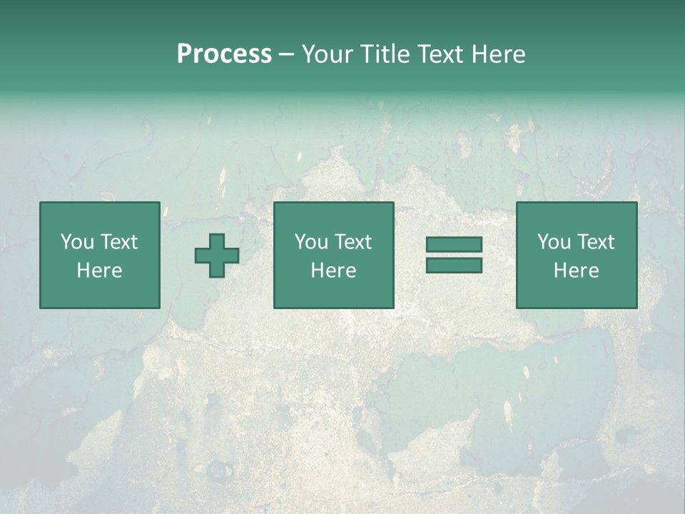 Crack Pattern Worn PowerPoint Template