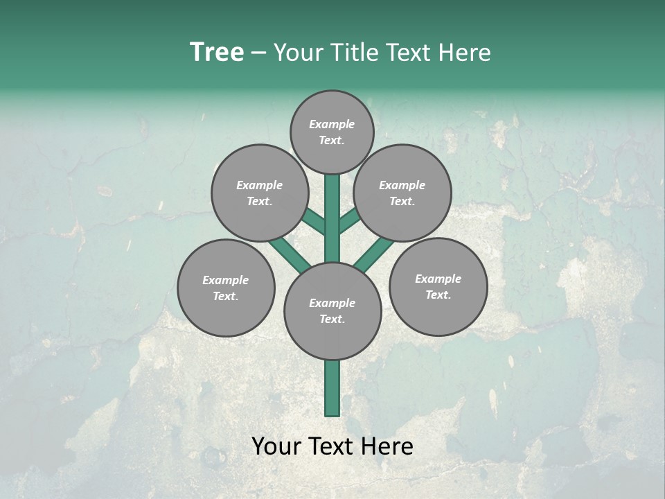 Crack Pattern Worn PowerPoint Template