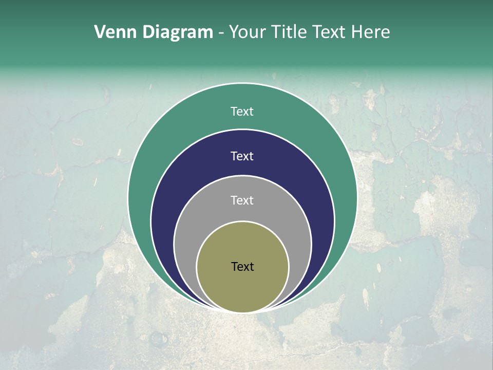 Crack Pattern Worn PowerPoint Template