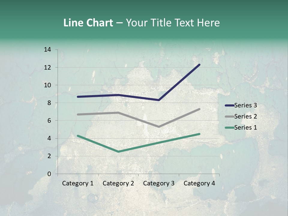 Crack Pattern Worn PowerPoint Template