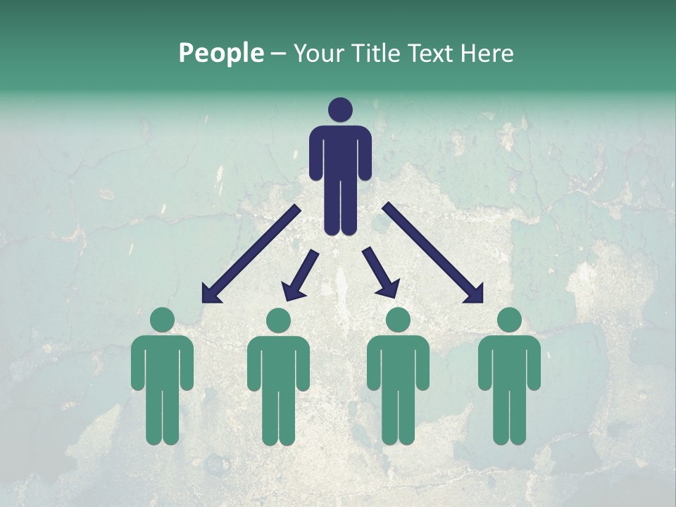 Crack Pattern Worn PowerPoint Template