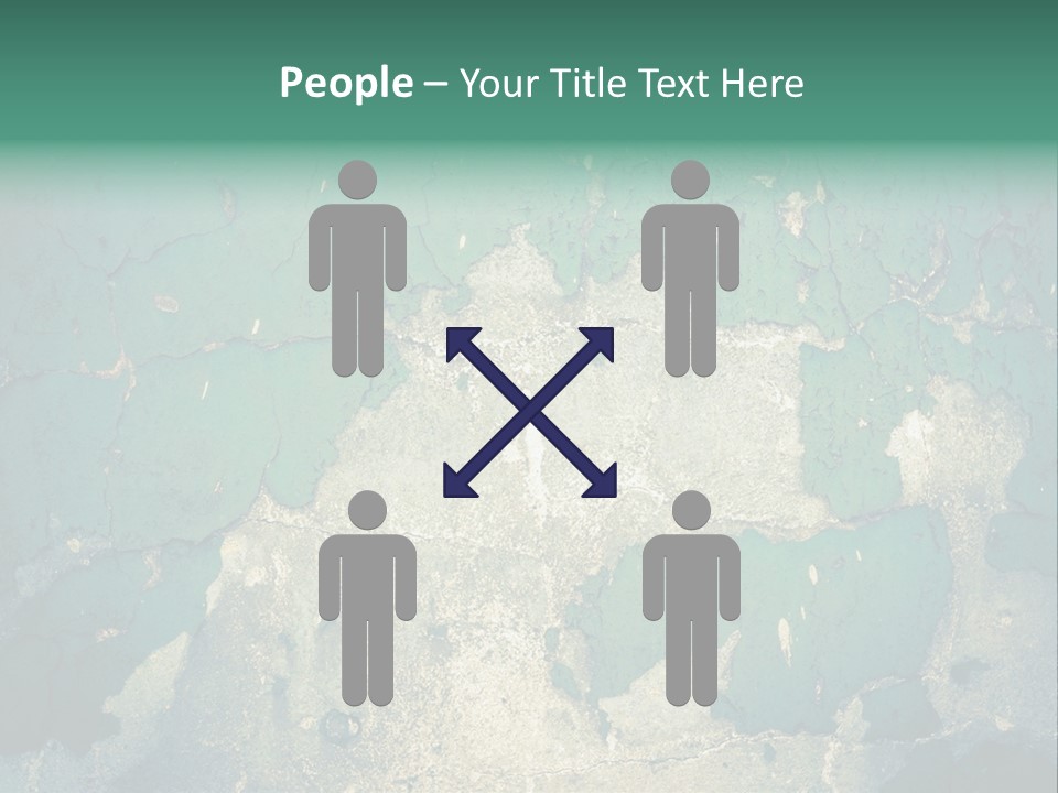 Crack Pattern Worn PowerPoint Template