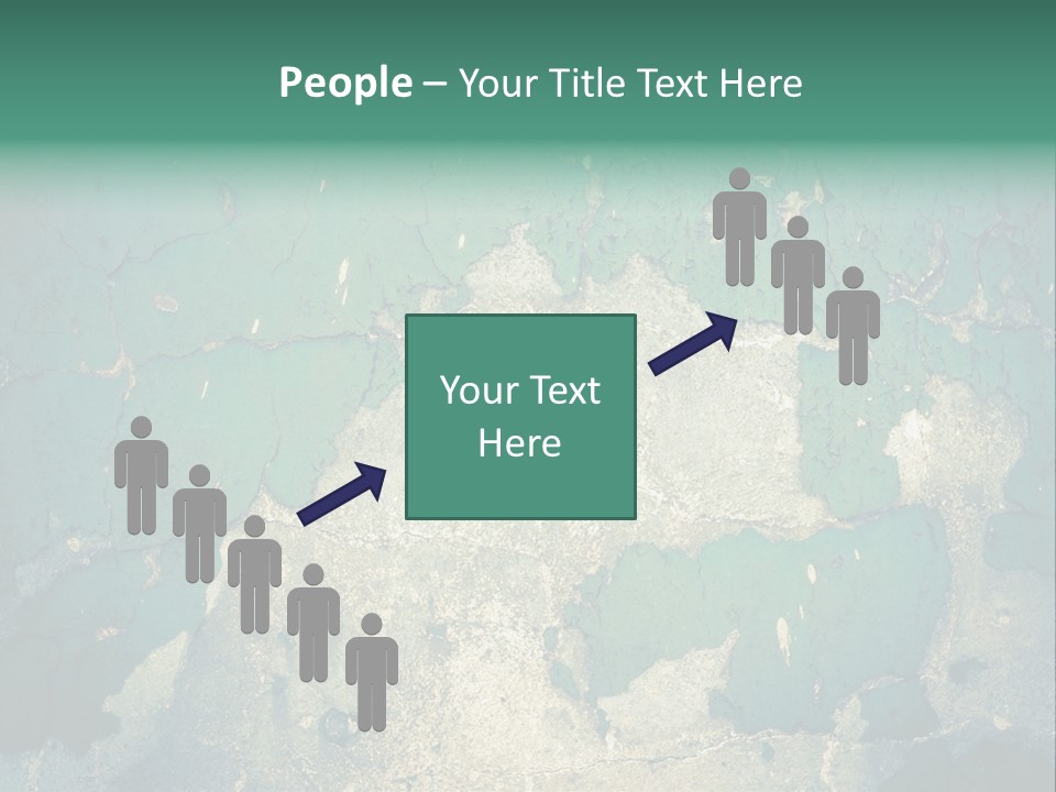 Crack Pattern Worn PowerPoint Template