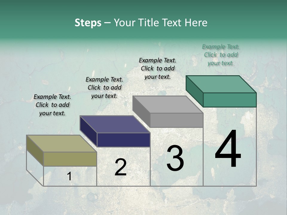 Crack Pattern Worn PowerPoint Template