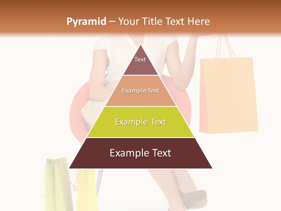 Pretty Shopping Lady PowerPoint Template