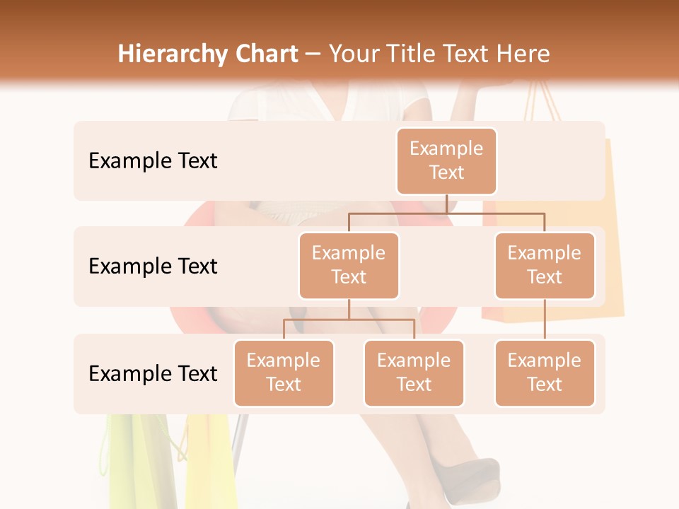 Pretty Shopping Lady PowerPoint Template