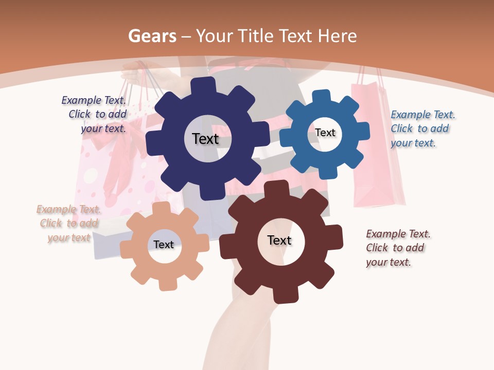 Wealth Present Female PowerPoint Template