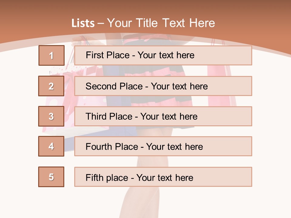 Wealth Present Female PowerPoint Template