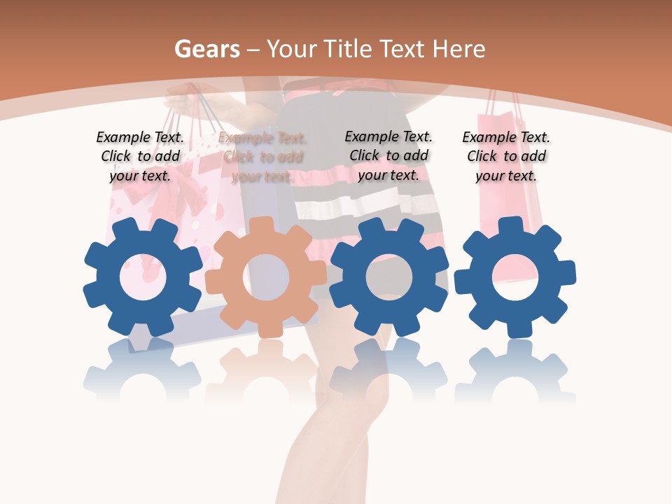 Wealth Present Female PowerPoint Template