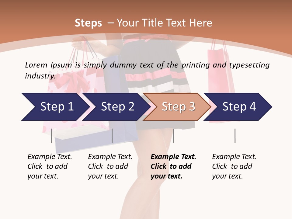 Wealth Present Female PowerPoint Template