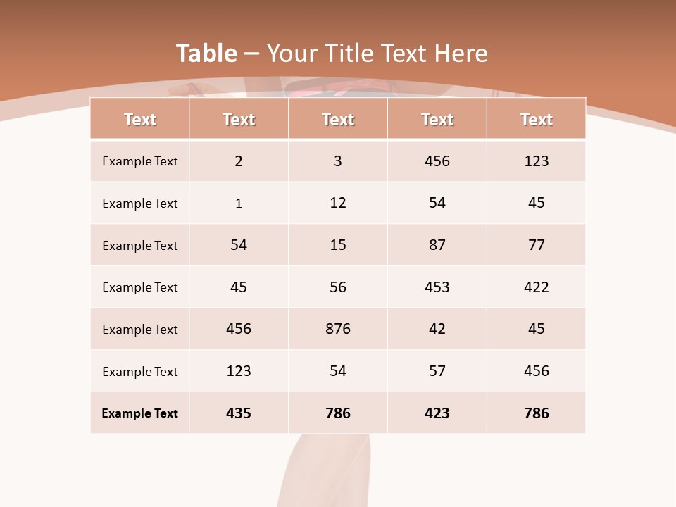 Wealth Present Female PowerPoint Template