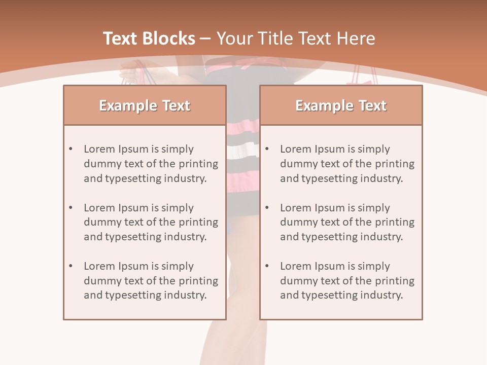 Wealth Present Female PowerPoint Template