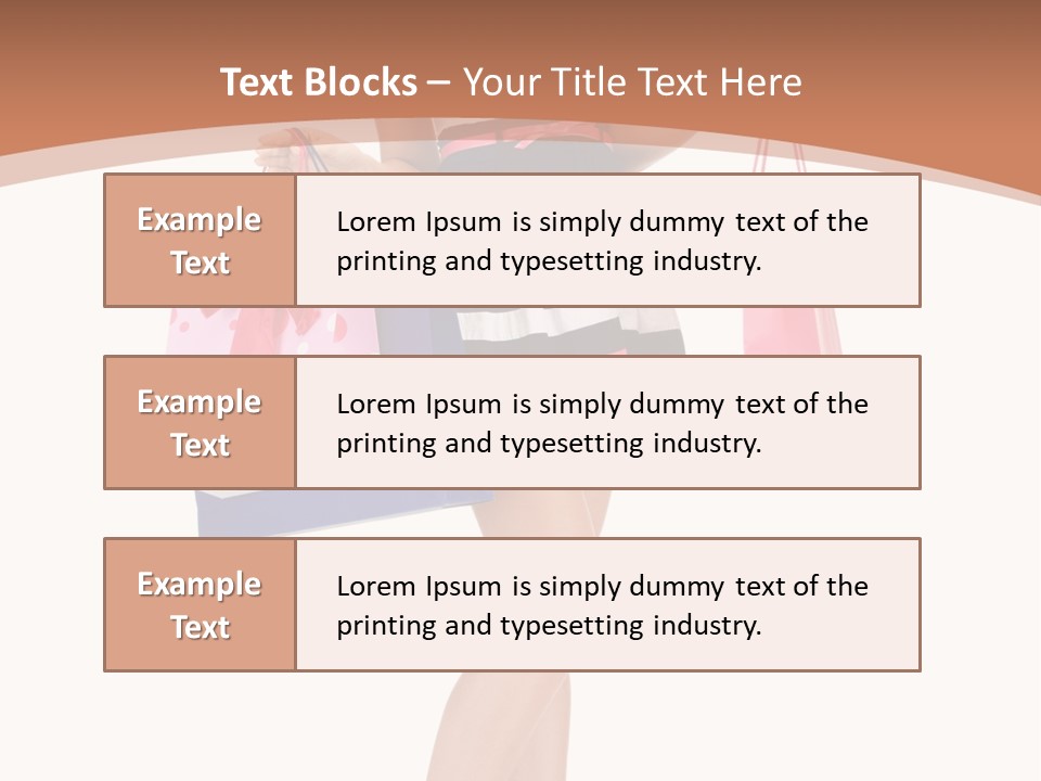 Wealth Present Female PowerPoint Template