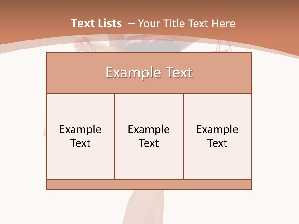 Wealth Present Female PowerPoint Template