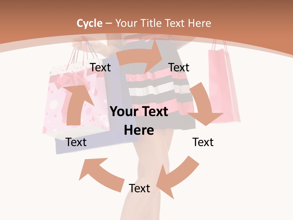 Wealth Present Female PowerPoint Template