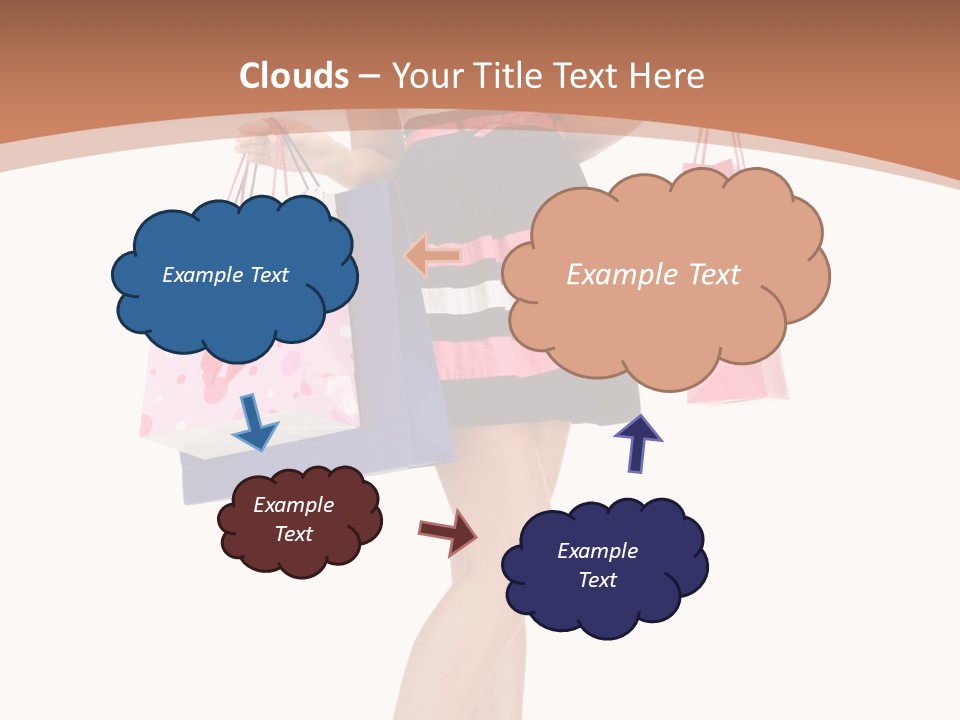Wealth Present Female PowerPoint Template