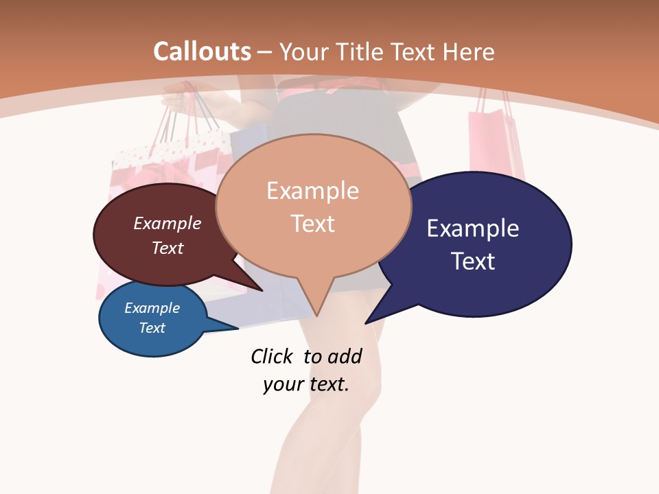 Wealth Present Female PowerPoint Template