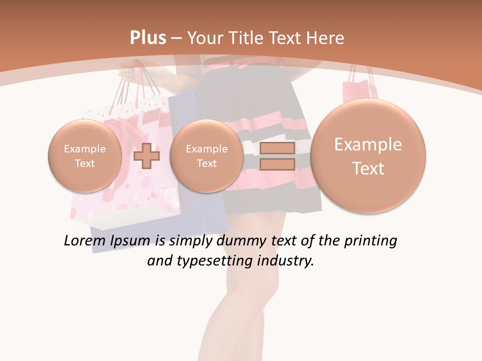 Wealth Present Female PowerPoint Template