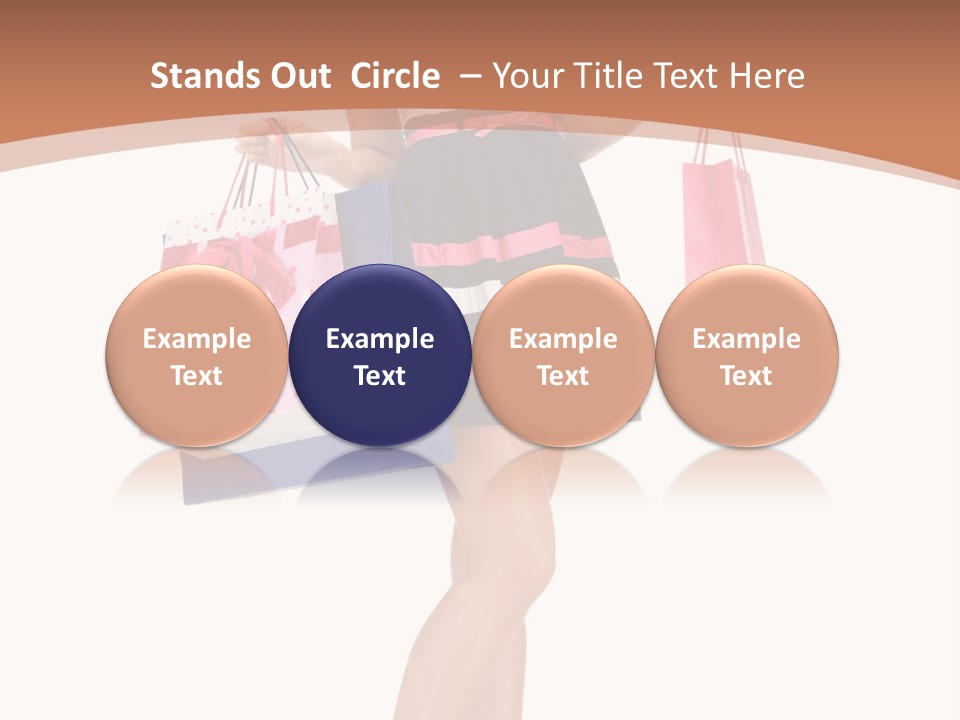 Wealth Present Female PowerPoint Template