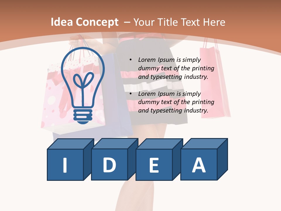 Wealth Present Female PowerPoint Template