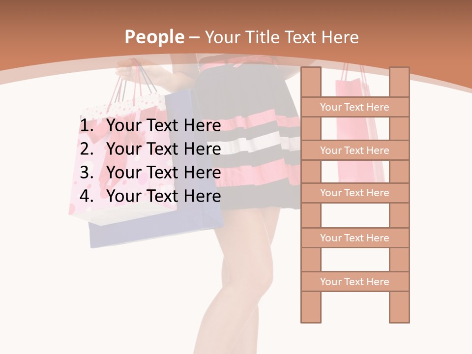 Wealth Present Female PowerPoint Template