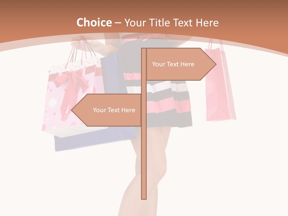 Wealth Present Female PowerPoint Template