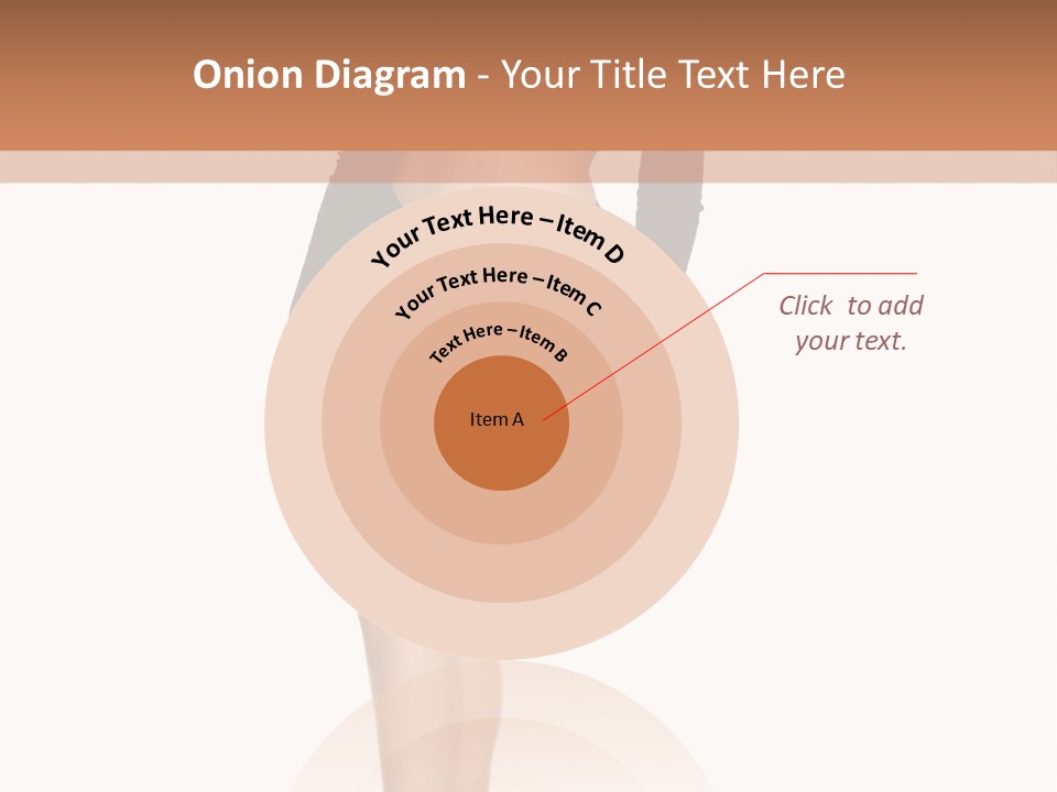 Flirty White Full Length Shot PowerPoint Template