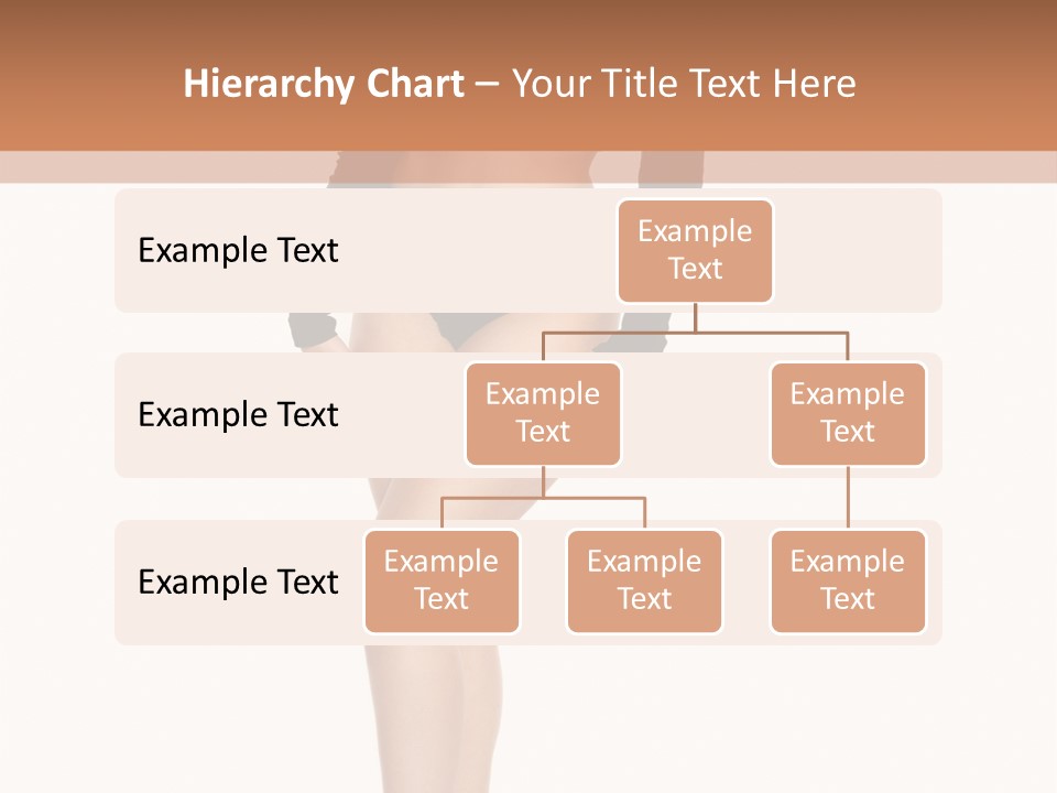 Flirty White Full Length Shot PowerPoint Template