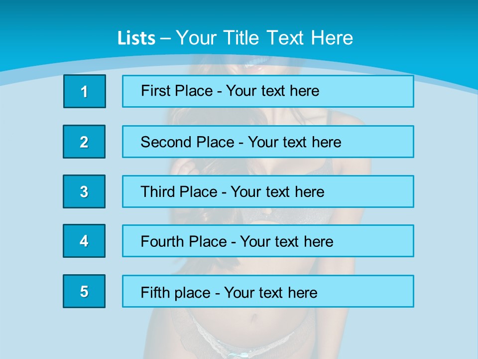 Lifestyle Pretty Female PowerPoint Template