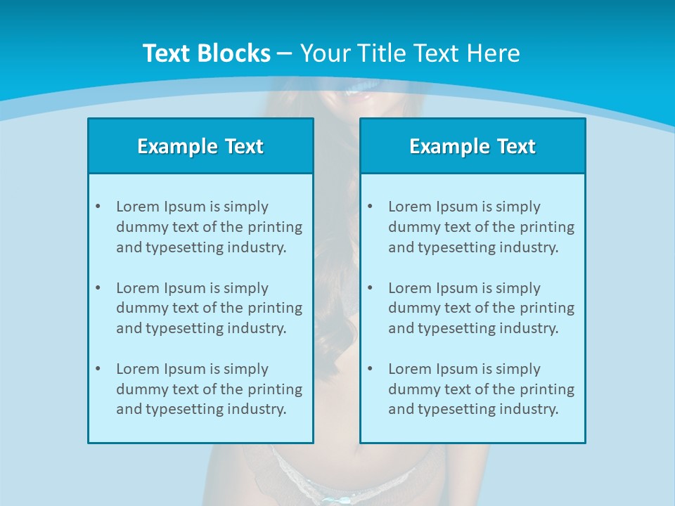 Lifestyle Pretty Female PowerPoint Template