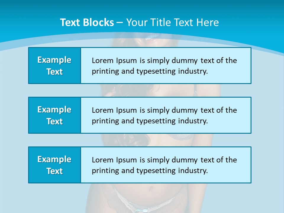 Lifestyle Pretty Female PowerPoint Template