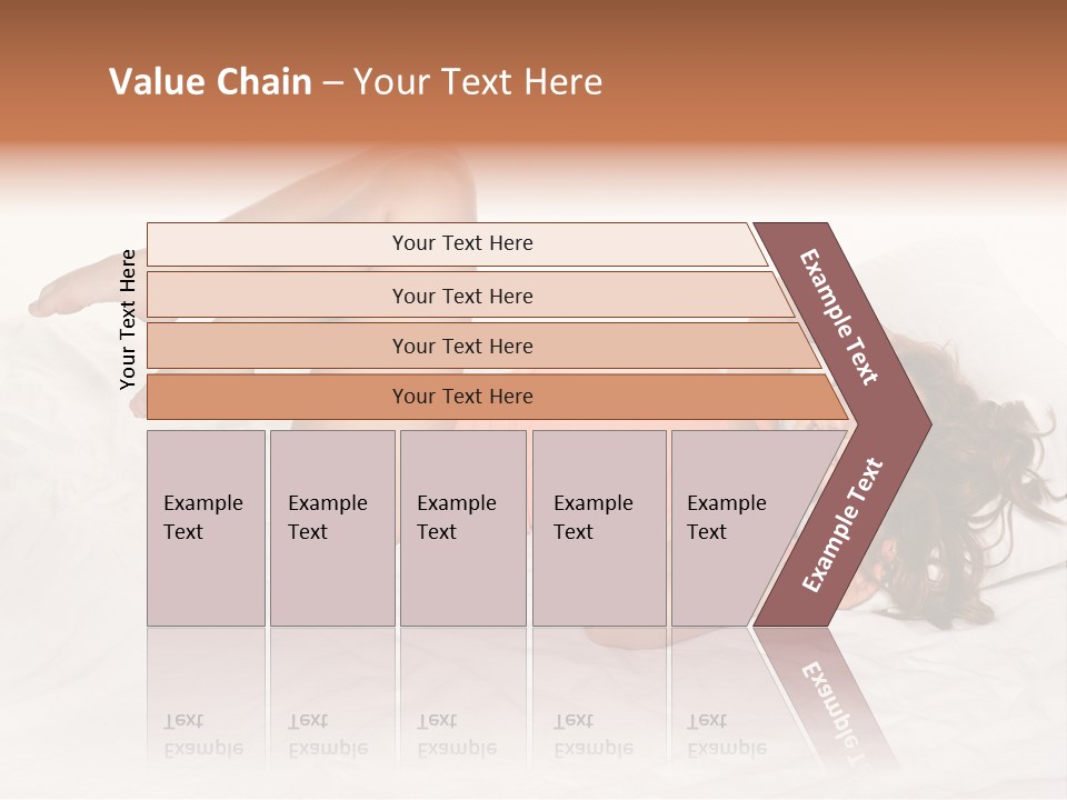 Knickers Attractive White Bed PowerPoint Template