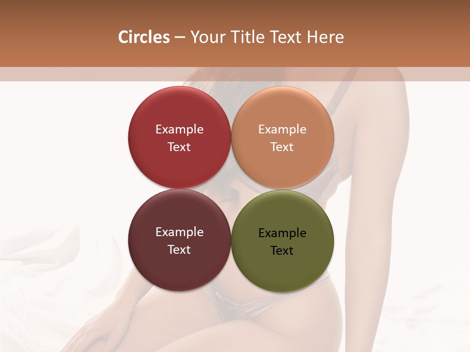 Lingerie Lifestyle Young Youthful PowerPoint Template
