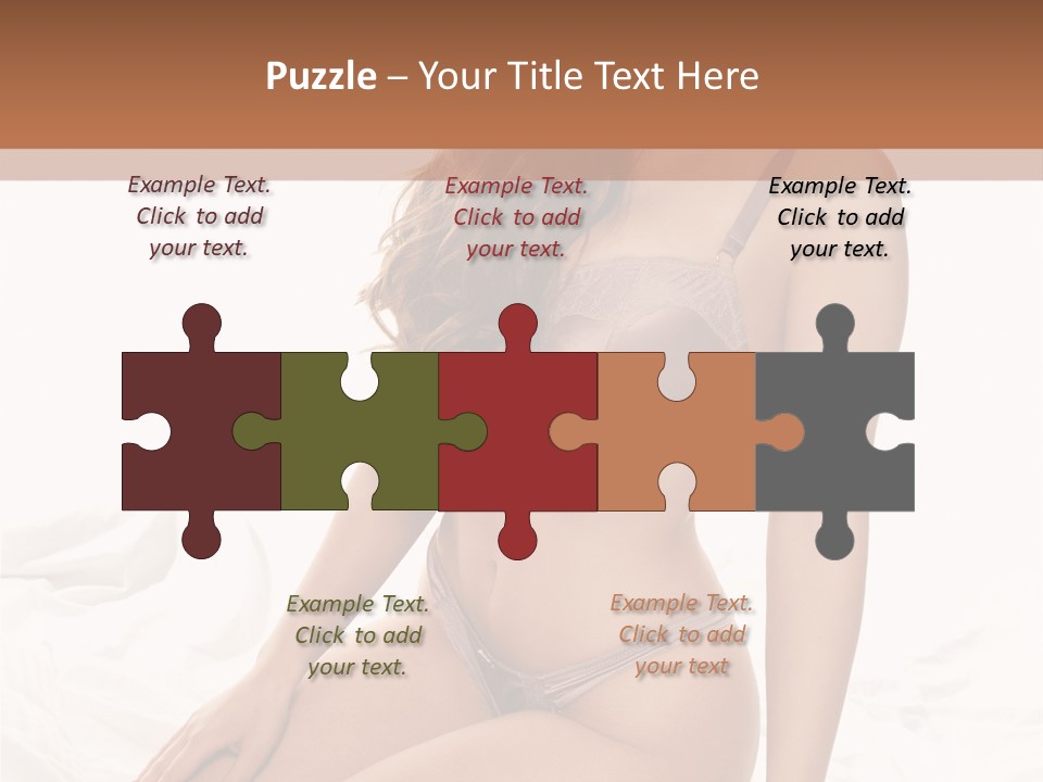 Lingerie Lifestyle Young Youthful PowerPoint Template