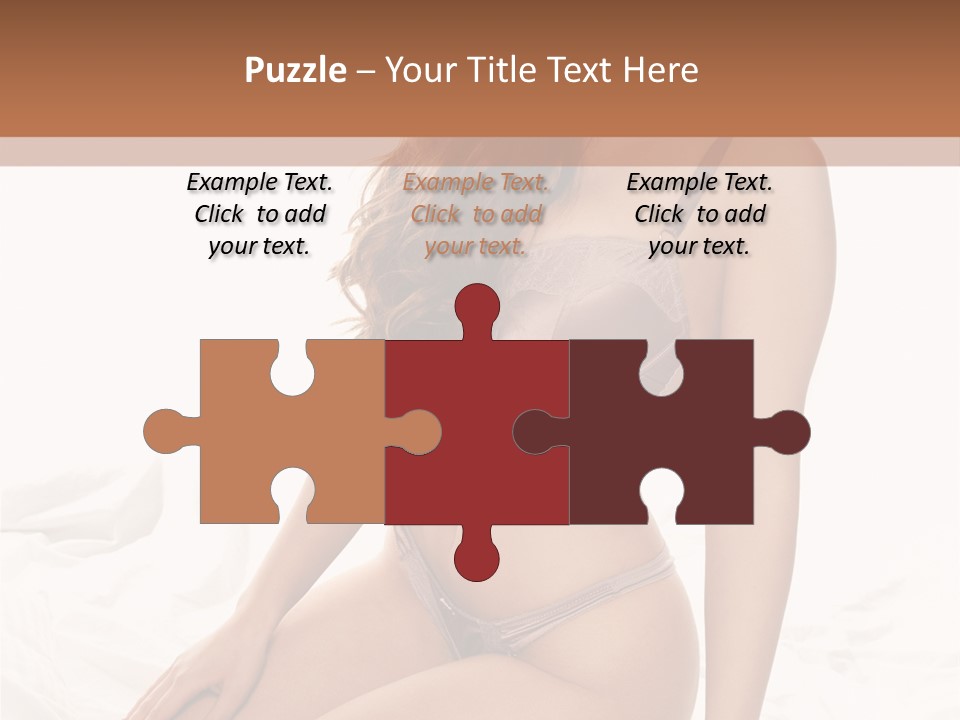 Lingerie Lifestyle Young Youthful PowerPoint Template