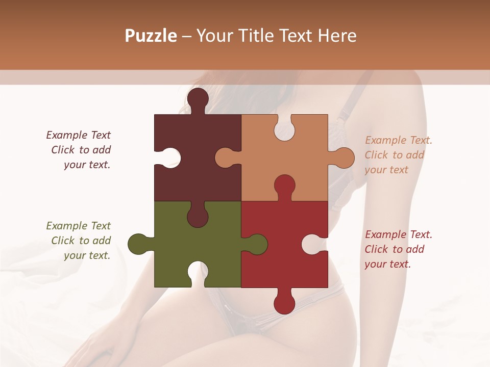 Lingerie Lifestyle Young Youthful PowerPoint Template