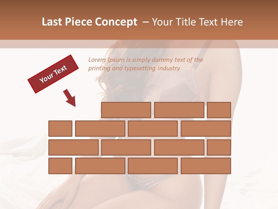 Lingerie Lifestyle Young Youthful PowerPoint Template
