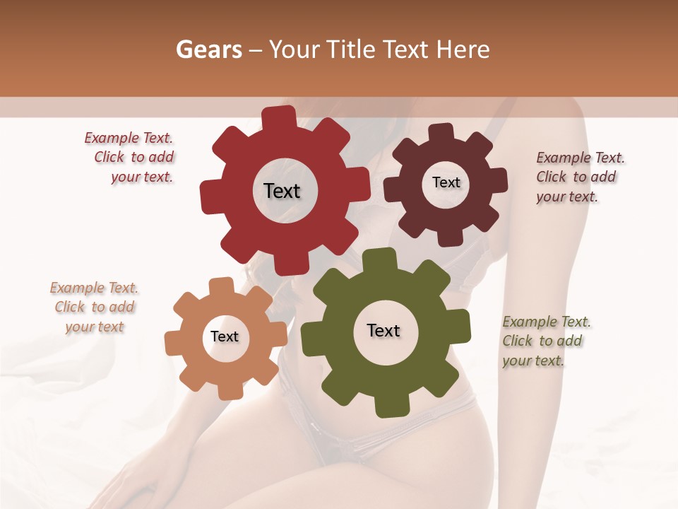 Lingerie Lifestyle Young Youthful PowerPoint Template