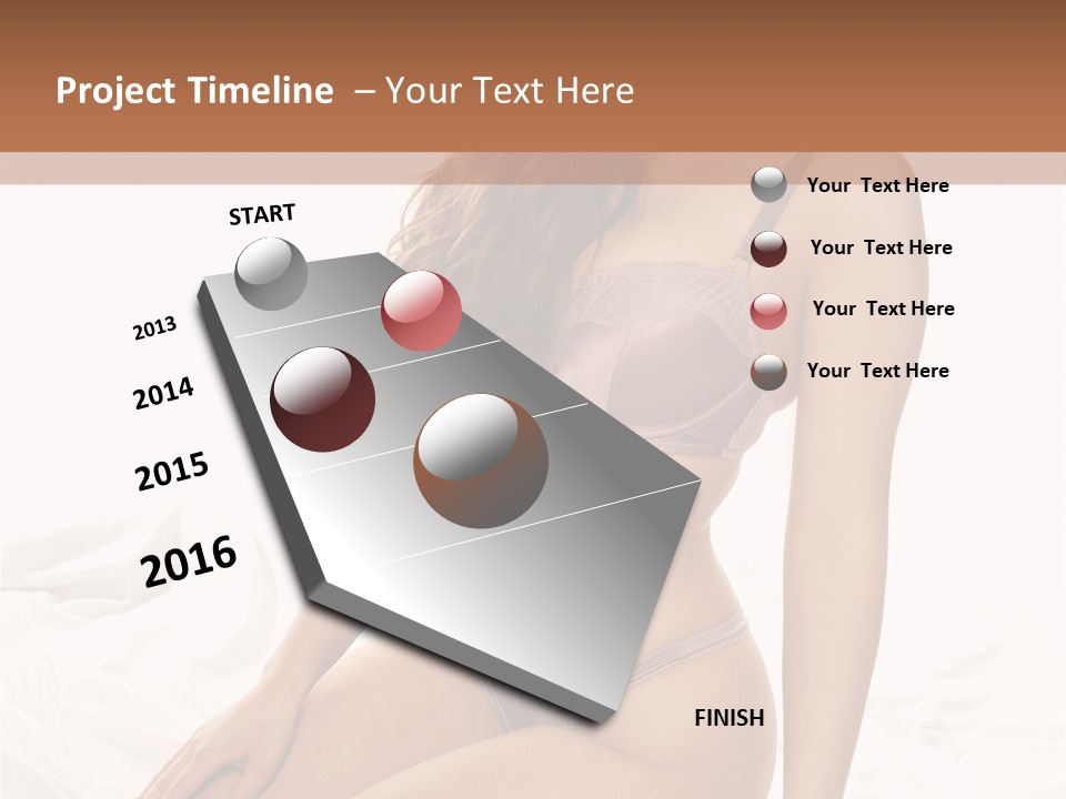 Lingerie Lifestyle Young Youthful PowerPoint Template