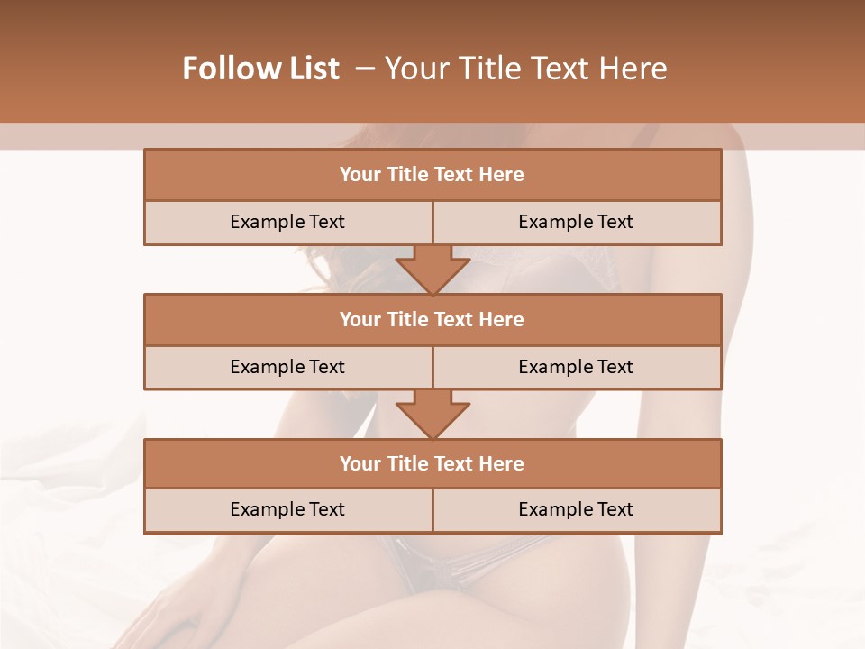 Lingerie Lifestyle Young Youthful PowerPoint Template