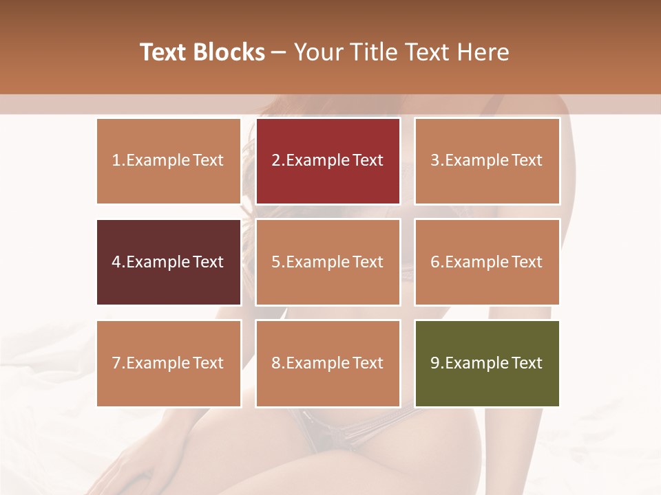 Lingerie Lifestyle Young Youthful PowerPoint Template