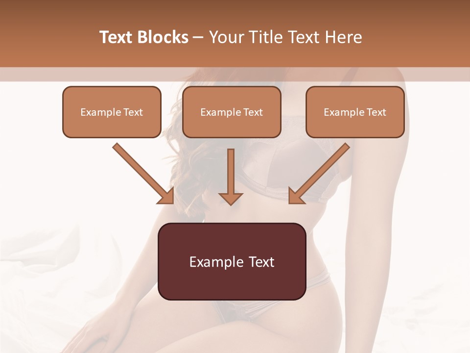 Lingerie Lifestyle Young Youthful PowerPoint Template