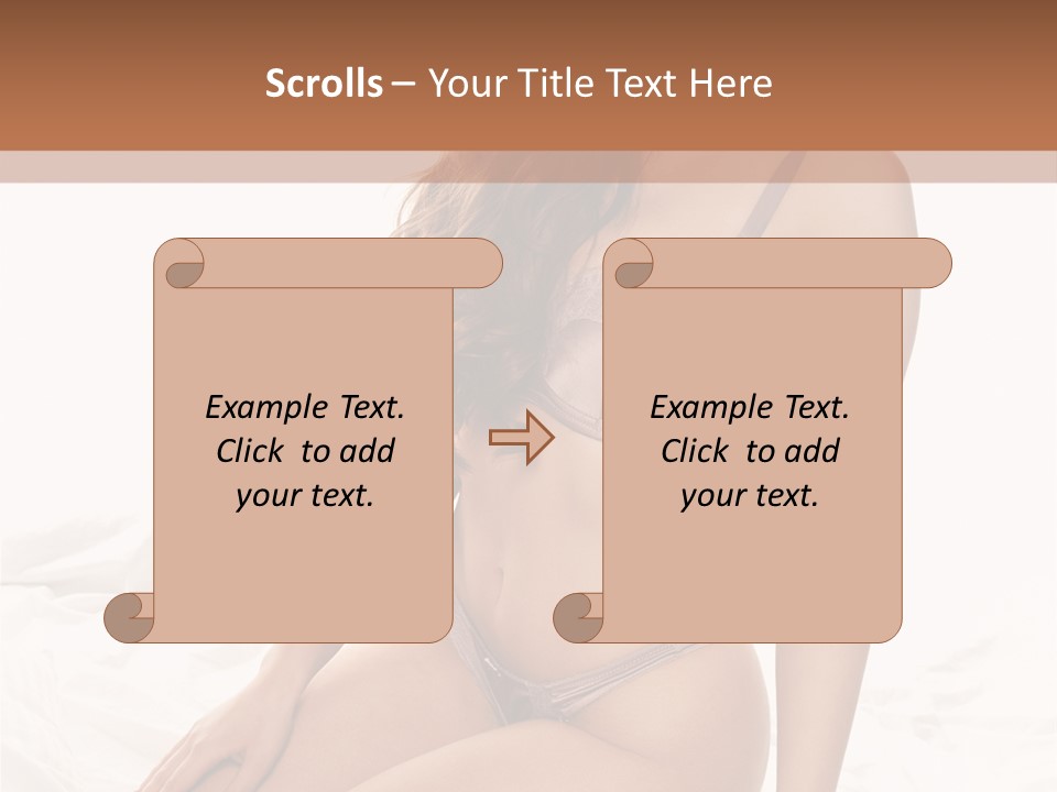Lingerie Lifestyle Young Youthful PowerPoint Template
